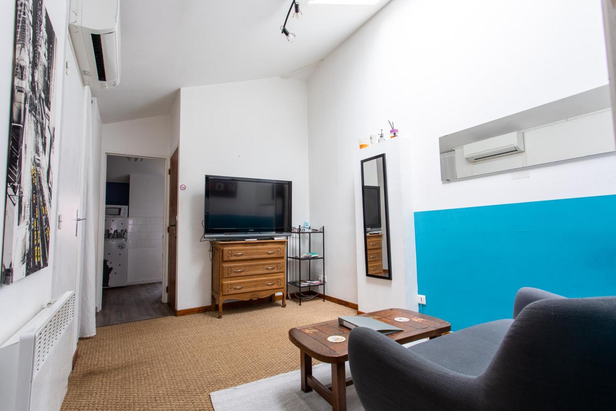 T2 Toulouse 40M2, Lit Queen Size, Climatisation, Quartier Sympa, Terrasse Ngoại thất bức ảnh